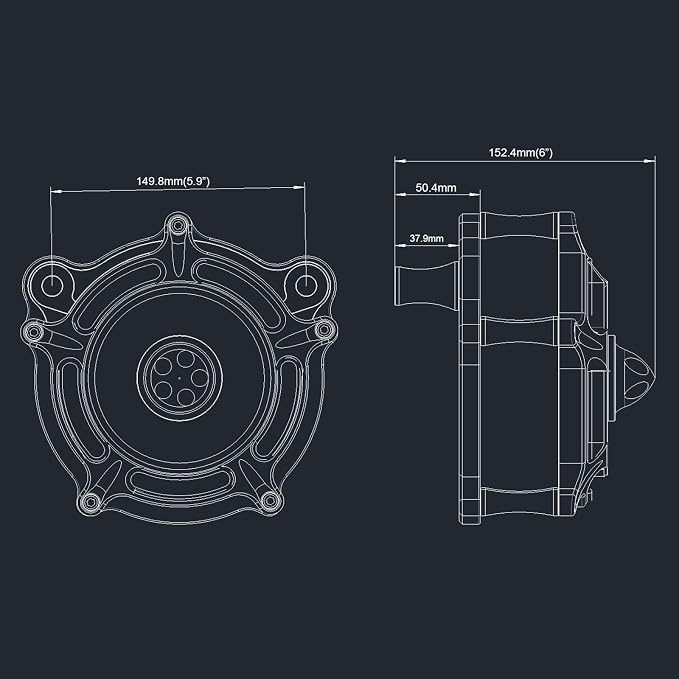 Air Filter Cleaner for Harley Davidson Softail Touring Street Road King Glide - Image 6