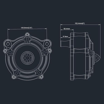 Air Filter Cleaner for Harley Davidson Softail Touring Street Road King Glide - Image 6