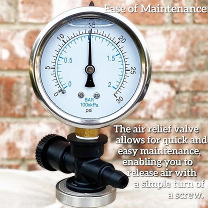 DEX2400S Air Relief Valve and Gauge Adapter Assembly Compatible - Image 3