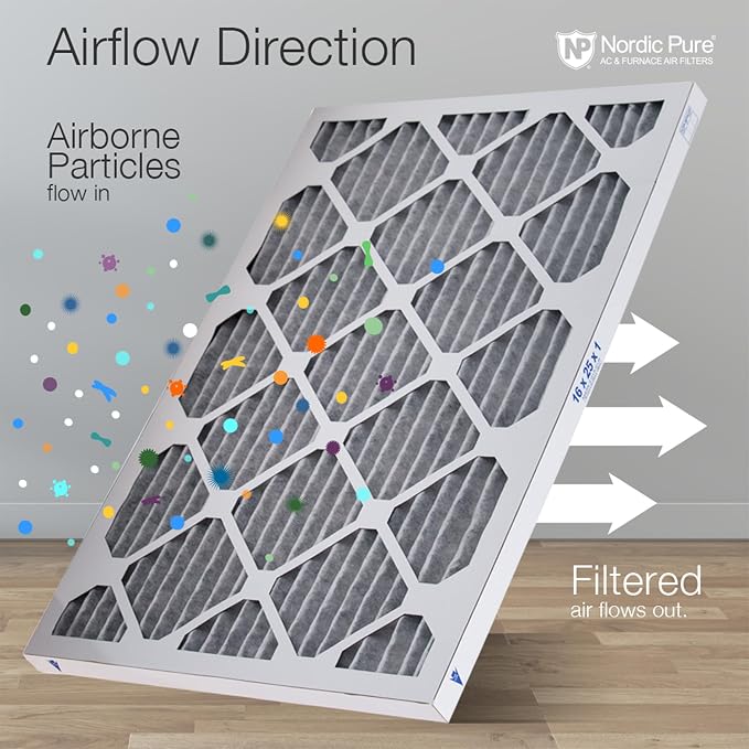 Nordic Pure 18x20x1 Furnace Air Filters MERV 12 Pleated Plus Carbon 12 Pack - Image 8