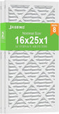 Furnace Filters 16x25x1 MERV 8, MPR 600, 2 Pack Air Filter by NewFilter