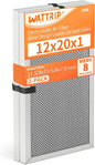 2-Pack 12x20x1 MERV 8 Reusable & Washable Electrostatic Air Filters by BreatheSmartLiveClean