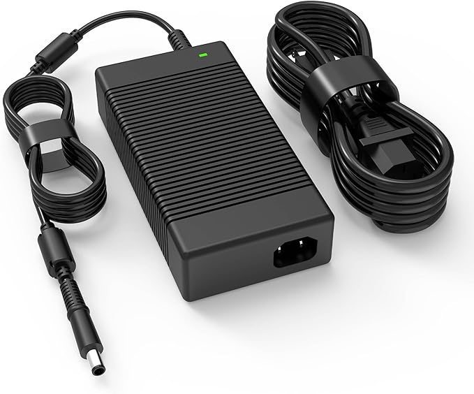 330W 16.92A 19.5V LA330PM190 AC Charger for Dell G15 G16 5530 7630 7620 Alienwar Area-51m X51 M18x X17 M17 DA330PM190 DA330PM111 LA330PM160 Gaming Laptop Power Supply Adapter Cord