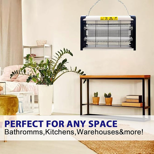 20W Electric Indoor Bug Zapper, Mosquito Trap with UV Light, Insect Killer Eliminator for Home, Office, Restaurant