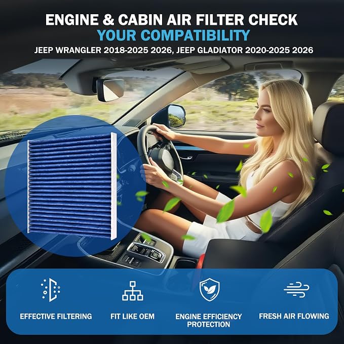 Cabin & Engine Air Filter Set Accessories - Image 2