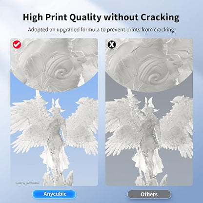 ANYCUBIC Water Washable 3D Printer Resin, 405nm High Precision UV-Curing 3D - Image 4