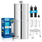 8-Stage Alkaline Gravity Water Filtration System 3.0 Gallon – 304 Stainless by IceJoy