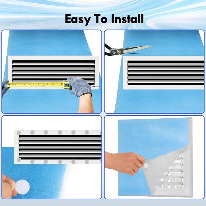20 x 140" Air Vent Filters, 0.5-inch Thickness MERV 8 Filter Material, Cut Into - Image 7