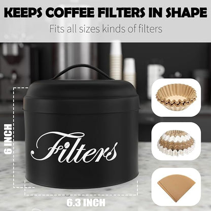 Black Basket Coffee Filter Holder - Image 3