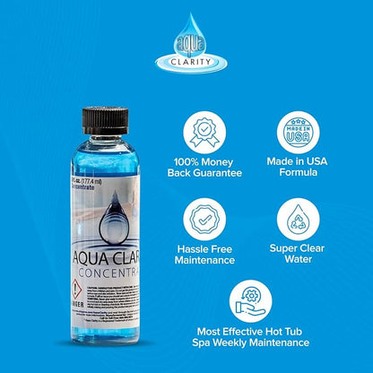 3-in-1 Hot Tub Cleaner, Clarifier & Conditioner, Eliminate The Need to Purge & - Image 3