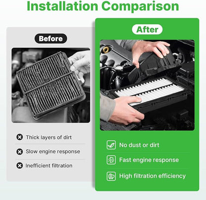 Engine+Cabin Air Filters Set Fit 22-26 Tucson, 21-26 Santa Fe, 20-26 Sonata - Image 5