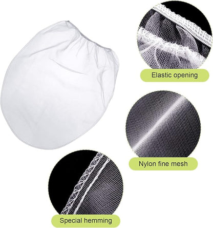 Paint Strainer Bags White Fine Mesh Filters Bag Bucket Elastic Opening Strainer - Image 4