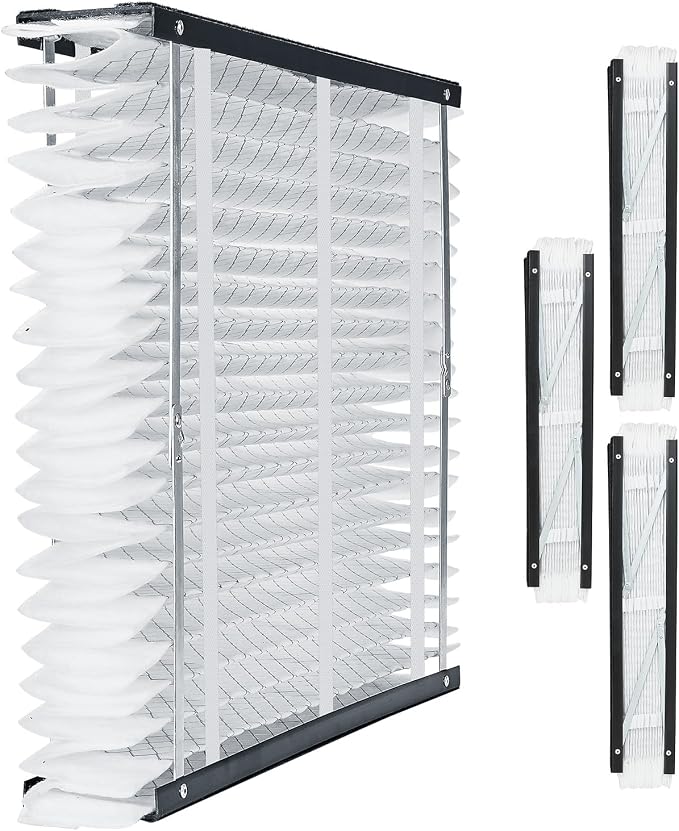 VEVOR 20x25x4 Furnace Air Filter, MERV 11 Pleated HVAC AC Replacement, by VEVOR