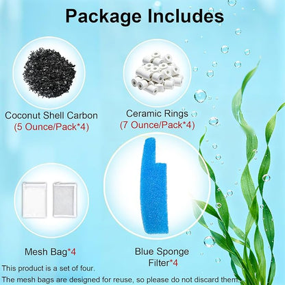 4 Set Aquarium Media Maintenance Kit, Replacement - Image 4