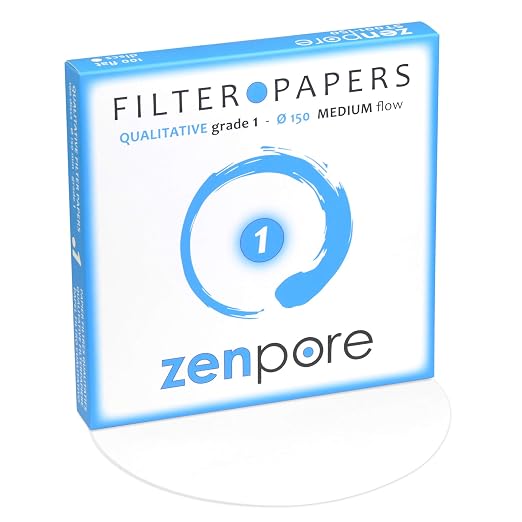 Qualitative Filter Paper 15cm Lab Filter Paper by ZENPORE
