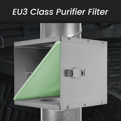 Repa Market 6" Duct Air Filter Box – Galvanized Steel Inline Dryer Filter - Image 7