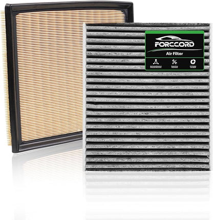 Cabin & Engine Air Filter Fit for 2022-2026 Toyota Tundra 3.5L, 2023-2026 by Forccord