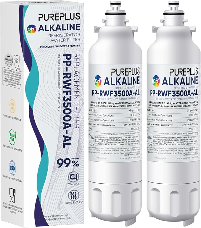 PUREPLUS Alkaline Replacement for ADQ73613401, LG® LT800P®, ADQ73613402 by PUREPLUS