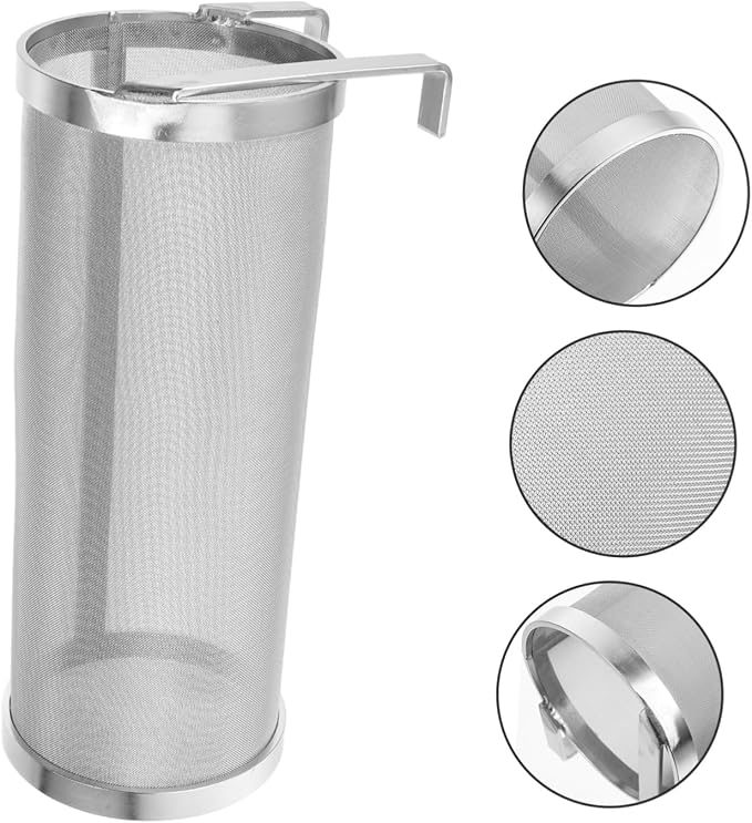 Stainless Steel Grain Brewing Filter Mesh Cylinder Portable Strainer - Image 7