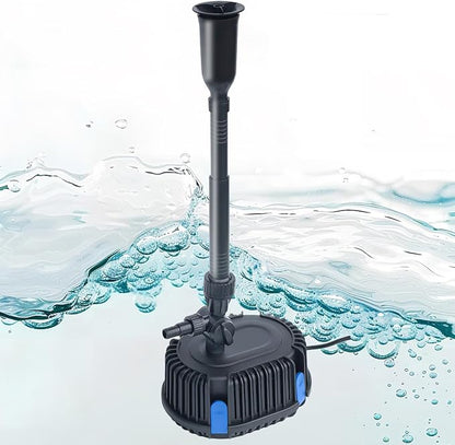Pond Filter with Pump Fountain Kits, Submersible Pump Pond Fountain Koi Pond - Image 2