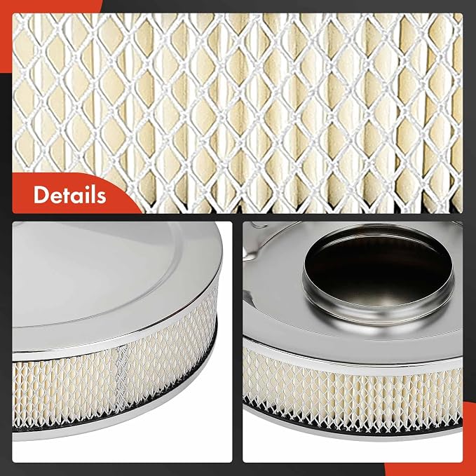 A-Premium Universal Air Cleaner Filter Assembly - Image 7
