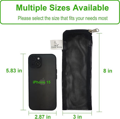 10 Pcs 3" x 8" Aquarium Filter Media Bags, Fish Tank Media Mesh Filter Net Bags - Image 3