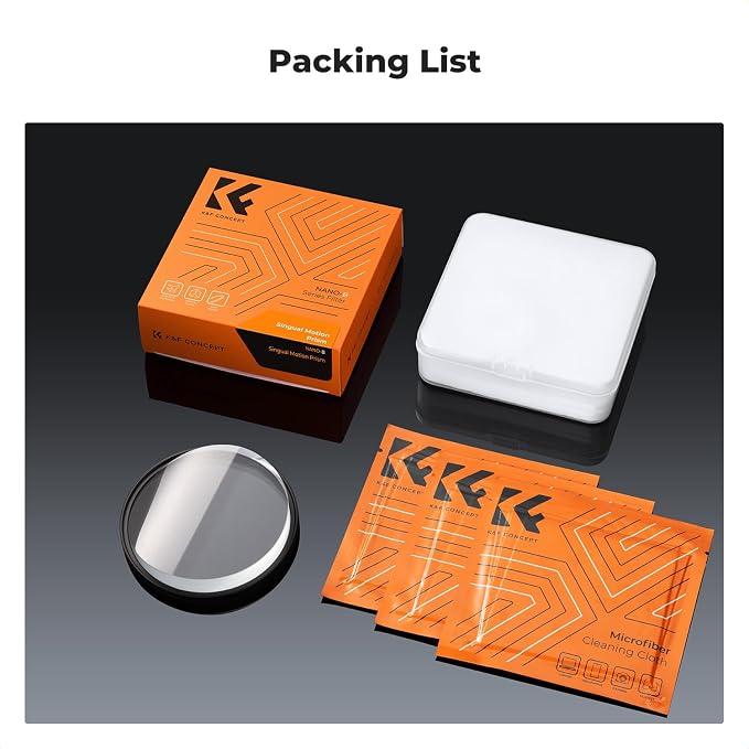 K&F CONCEPT 82mm Unilateral Blur Ghost Motion Filter Super Speed Effects - Image 7