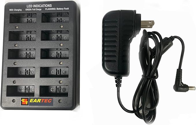 Eartec UL422 Ultralite-HD 4-Person Full Duplex Wireless Intercom Headset Communication System, Single and Dual Ear Headsets, Up to 1000ft Range, U.S. Company