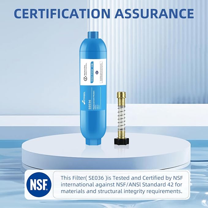 RV Inline Hose Water Filter, NSF Certified Camper Water Filter - Image 9