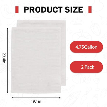 CAELUM 4.75 Gallon Capacity Fruit and Wine Press Filter Bag - Image 2