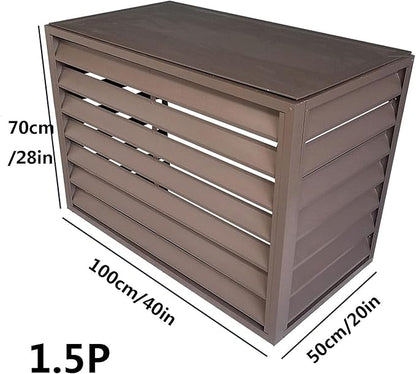 Freestanding Louvered Space Divider, outdoor garbage can enclosures, balcony - Image 2