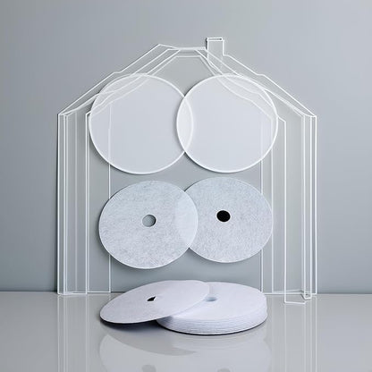 4 Pcs White Cloth Dryer Exhaust Filter, - Image 6