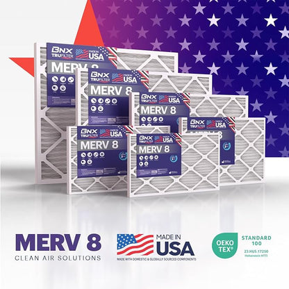 BNX TruFilter 20x25x4 MERV 8 Air Filter 2-Pack - Image 9