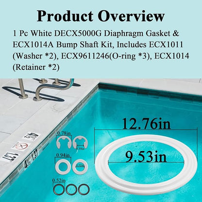 Diaphragm Gasket, Fit for Hayward Perflex DECX5000G, EC50AC Series Extended DE - Image 2