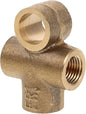 Veemoon Brass Tee Fitting M10x1 Thread Adapter Fuel Pipe Connector by Veemoon
