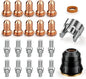 ARCCAPTAIN 23Pcs IPT60 Plasma Cutter Torch Consumables, .045" Plasma Cutter by ARCCAPTAIN