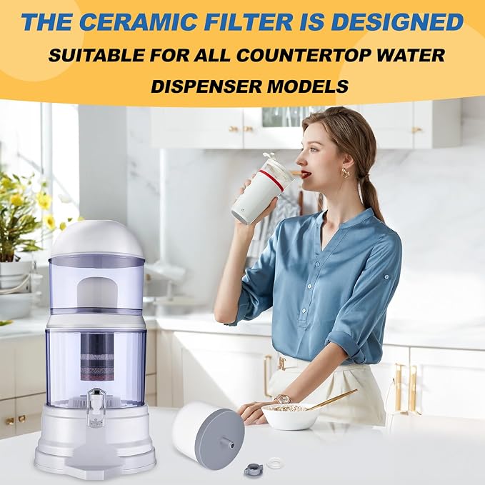 4Pack Replacement Ceramic Dome Water Filter 0.2 to 0.5 micron - Image 7