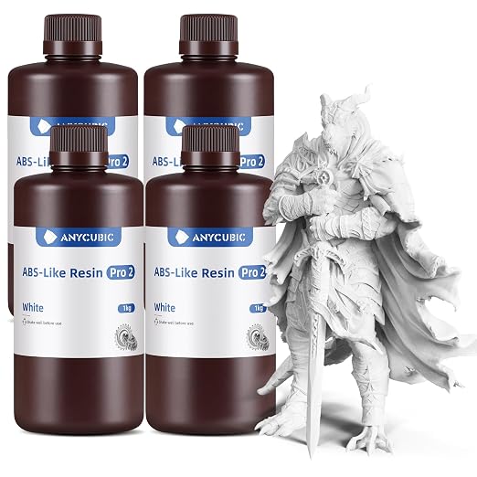ANYCUBIC ABS-Like Resin Pro 2 Bundle, Upgraded 8K 3D Printer Resin by ANYCUBIC