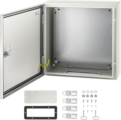 VEVOR NEMA Steel Enclosure, IP66 Waterproof & Dustproof, Outdoor/Indoor by VEVOR