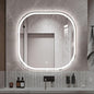 JSLJDM 500X500 mm Illuminated Backlit LED Bathroom Mirror, Wall Mounted by JSLJDM