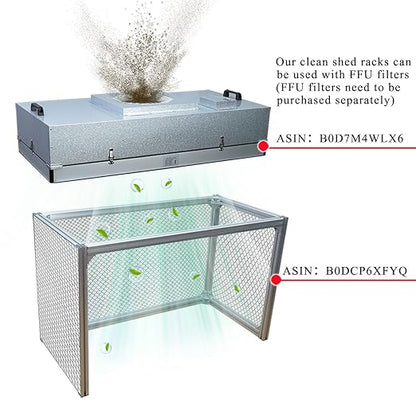 FFU HEPA H14 Filter Laminar Flow Hood Clean Bench Bracket, Use - Image 7