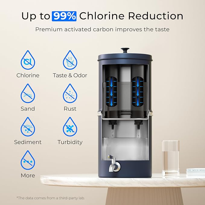 Waterdrop 2.25G Gravity Water Filter System, NSF/ANSI 42&372 Standard, - Image 3