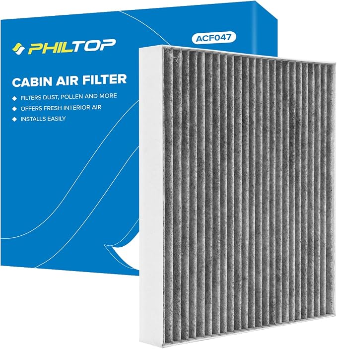 PHILTOP ACF047 Premium Cabin Air Filter, Replacement by PHILTOP