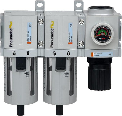 PneumaticPlus PPC3C-N03G 3-Stage Compressed Air Dryer System – 3/8" NPT - Image 2