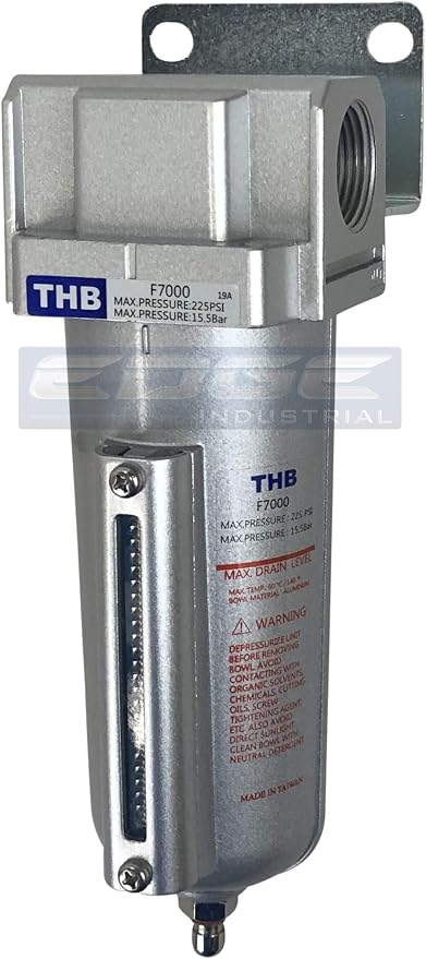 HEAVY DUTY INDUSTRIAL RATED HIGH FLOW PARTICULATE FILTER, IN-LINE WATER TRAP - Image 2