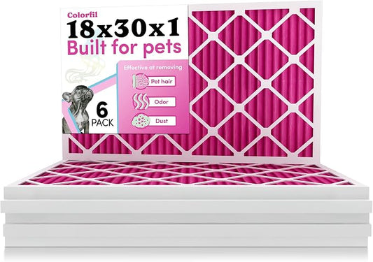 18x30x1 Air Filter by Colorfil | Color Changing Filters by ColorfilAirFilters