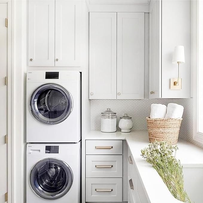 Wall Kitchen Cabinets, RTA Cabinets, White Shaker Cabinet, Wall Mounted, RTA Upper Cabinet, Modern for Kitchen and Bathroom with Door (White, 12" W x 36" H x 12" D)