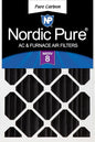 Nordic Pure 18x24x4 Pure Carbon Pleated Odor Reduction Merv 8 Furnace Filter 1 by NordicPure