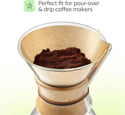 200 Count #4 Unbleached Paper Coffee Filters - Image 4