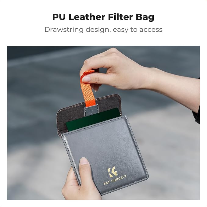 K&F CONCEPT 100mm Square ND1000 Filter +150mm Soft GND8 Filter + Metal Holder + - Image 7